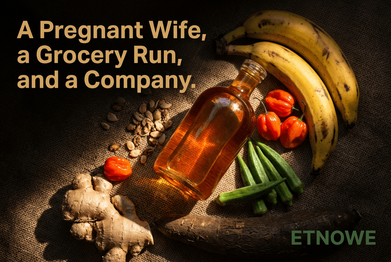 A Pregnant Wife, a Grocery Run, and a Company.